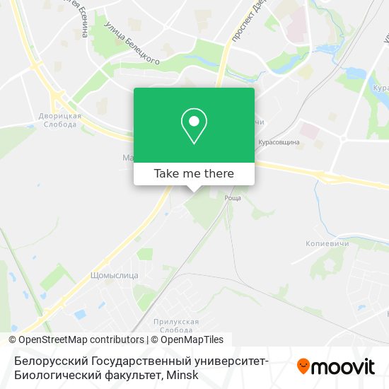 Белорусский Государственный университет-Биологический факультет map