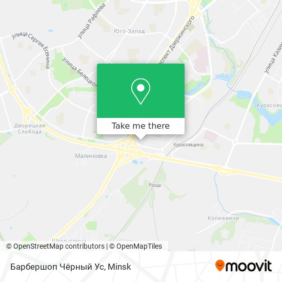 Барбершоп Чёрный Ус map