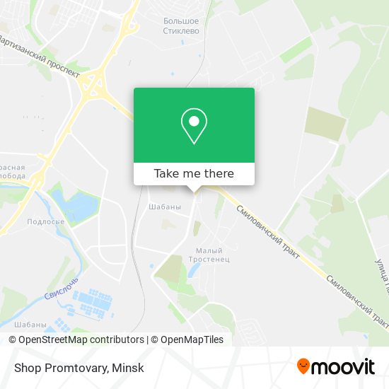 Shop Promtovary map