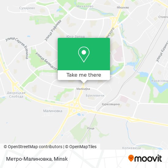 Метро-Малиновка map