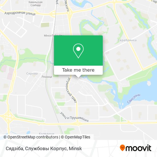 Сядзіба, Службовы Корпус map