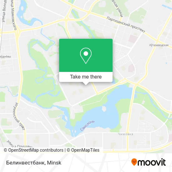 Белинвестбанк map