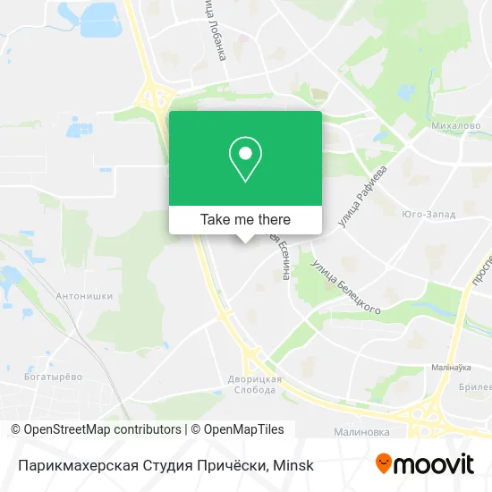 Парикмахерская Студия Причёски map