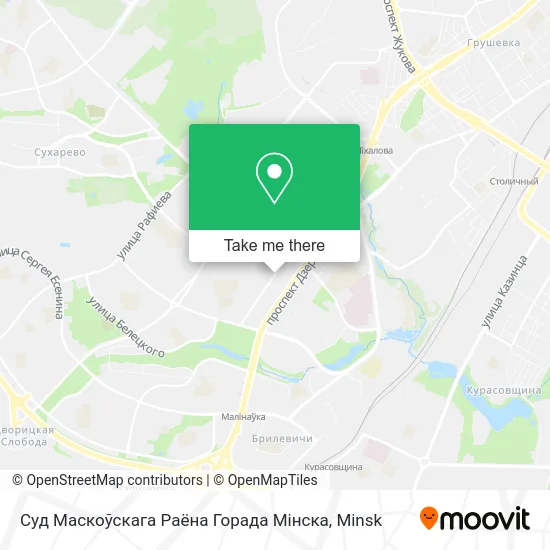 Суд Маскоўскага Раёна Горада Мінска map