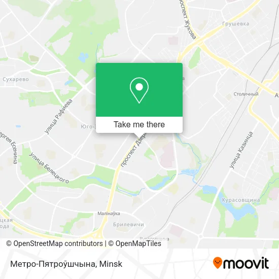 Метро-Пятроўшчына map