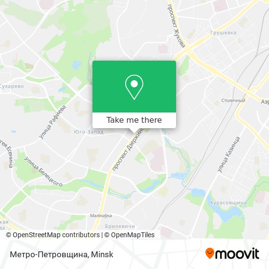 Метро-Петровщина map