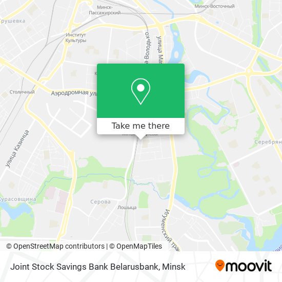 Joint Stock Savings Bank Belarusbank map