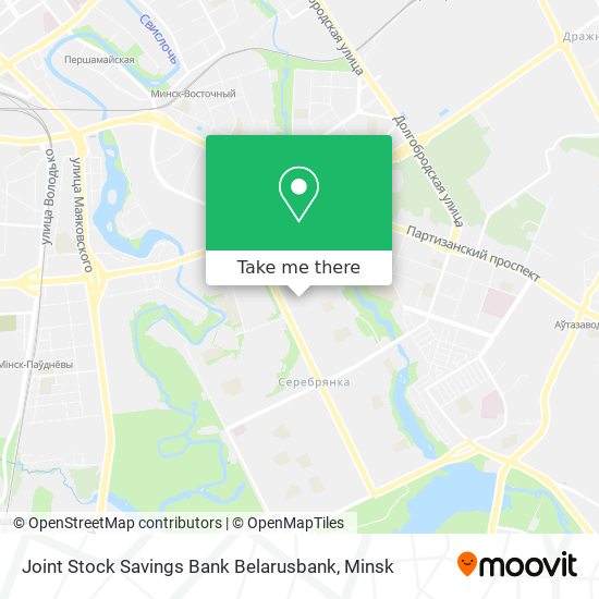 Joint Stock Savings Bank Belarusbank map