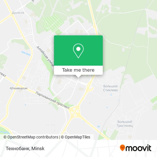 Технобанк map