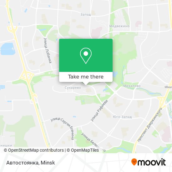 Автостоянка map