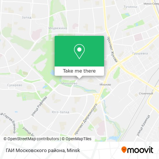 ГАИ Московского района map