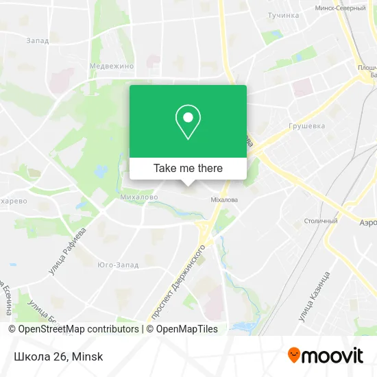 Школа 26 map