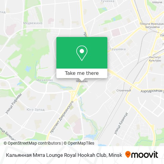 Кальянная Мята Lounge Royal Hookah Club map