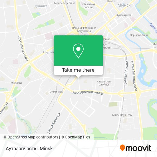 Аўтазапчасткі map