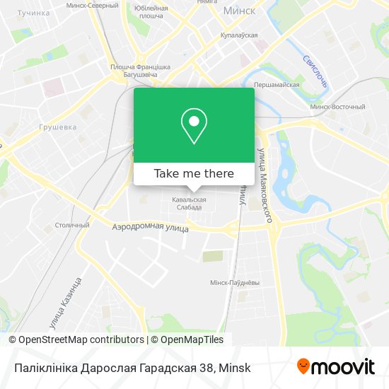 Паліклініка Дарослая Гарадская 38 map