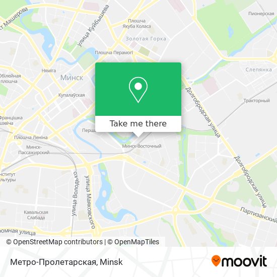 Метро-Пролетарская map