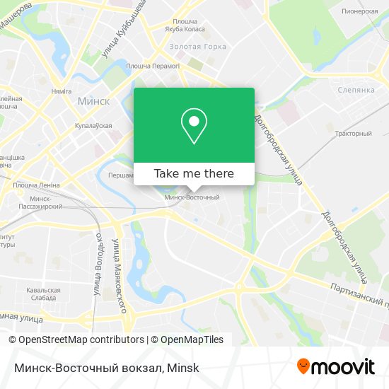 Минск-Восточный вокзал map