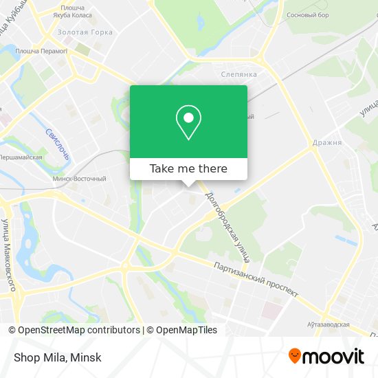 Shop Mila map