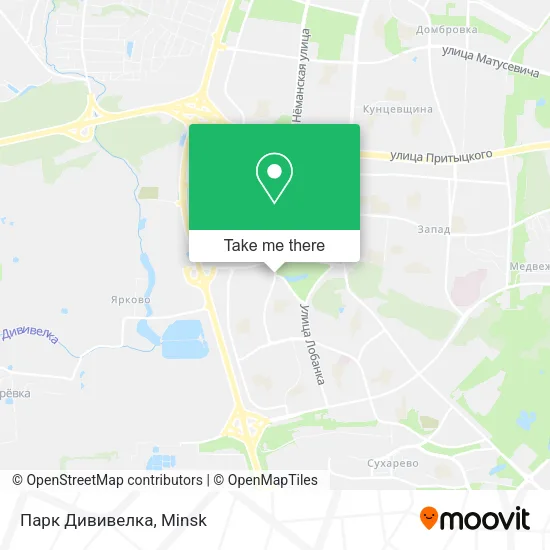 Парк Дививелка map