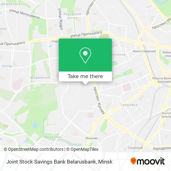 Joint Stock Savings Bank Belarusbank map