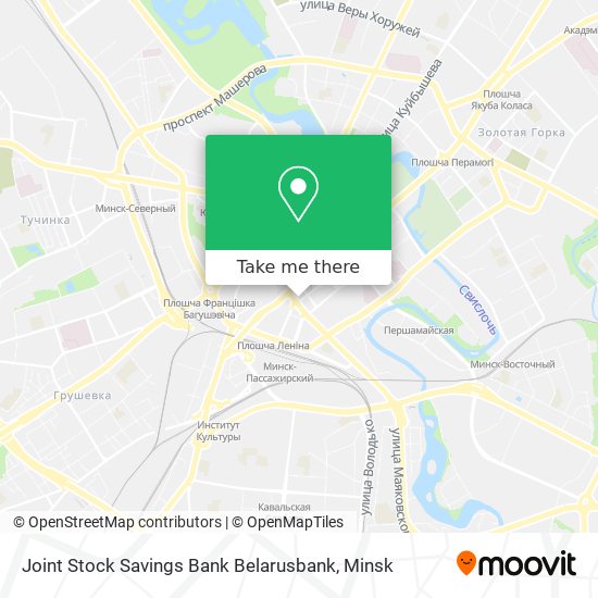 Joint Stock Savings Bank Belarusbank map