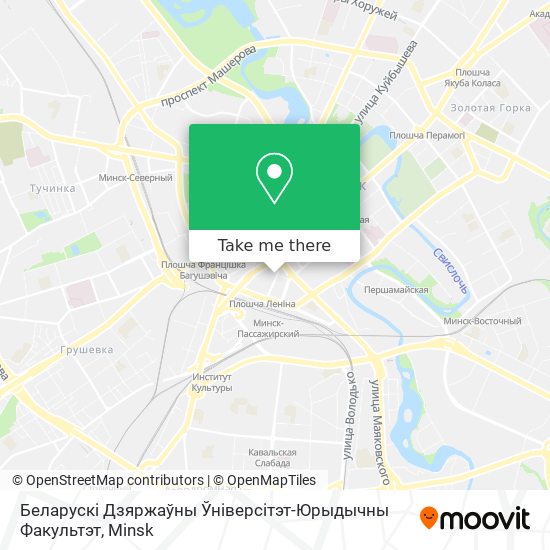 Беларускі Дзяржаўны Ўніверсітэт-Юрыдычны Факультэт map