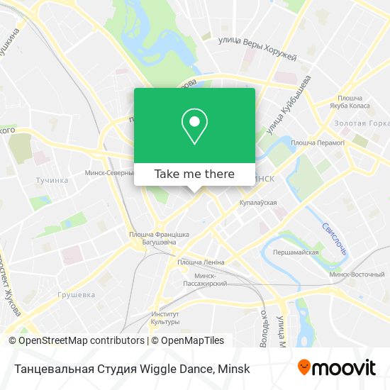 Танцевальная Студия Wiggle Dance map