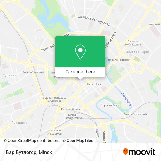 Бар Бутлегер map