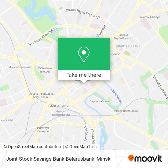 Joint Stock Savings Bank Belarusbank map