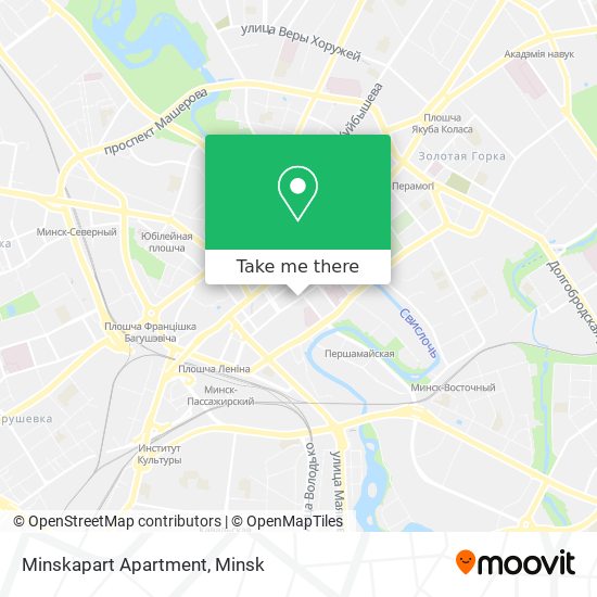 Minskapart Apartment map