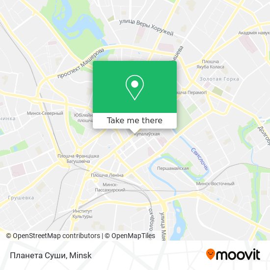 Планета Суши map