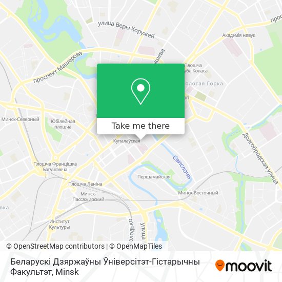 Беларускі Дзяржаўны Ўніверсітэт-Гістарычны Факультэт map