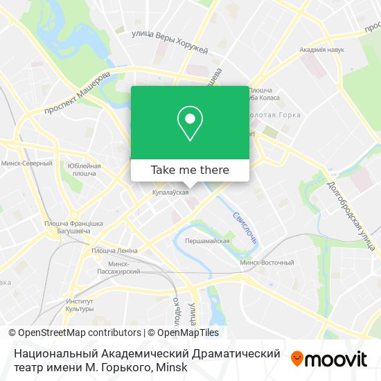 Национальный Академический Драматический театр имени М. Горького map