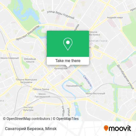 Санаторий Березка map