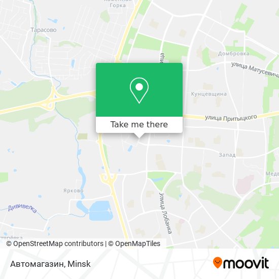 Автомагазин map