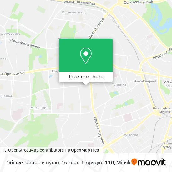 Общественный пункт Охраны Порядка 110 map