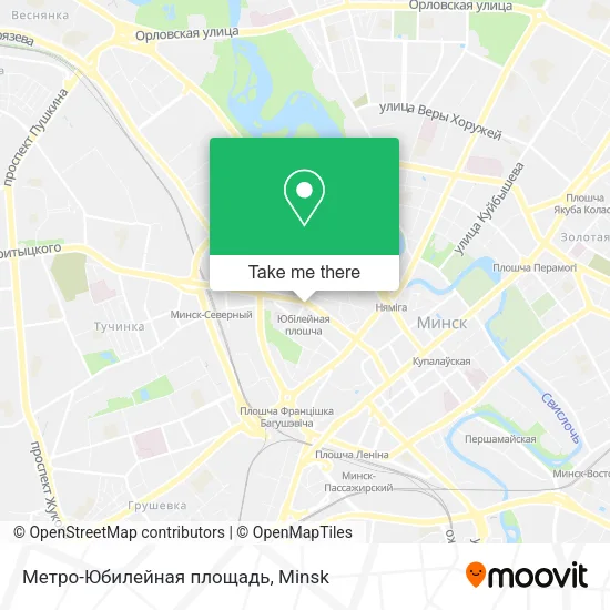 Метро-Юбилейная площадь map
