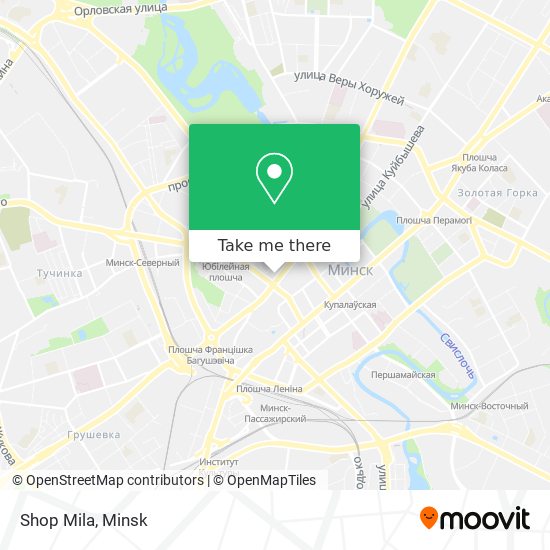 Shop Mila map