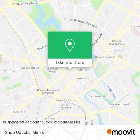 Shop Udacha map