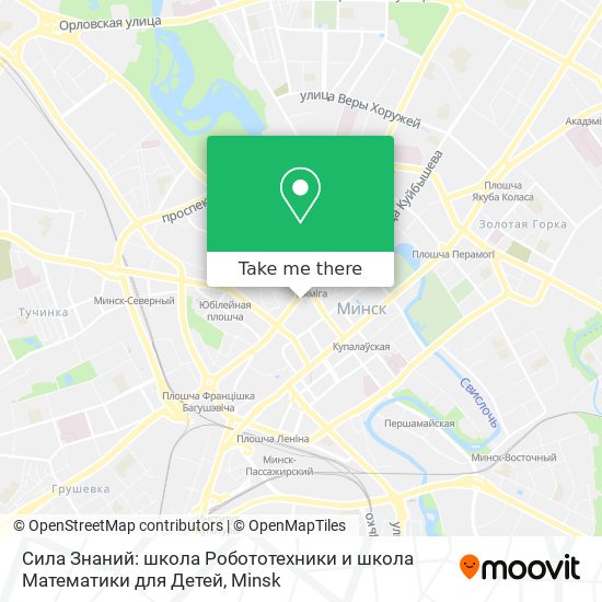 Сила Знаний: школа Робототехники и школа Математики для Детей map