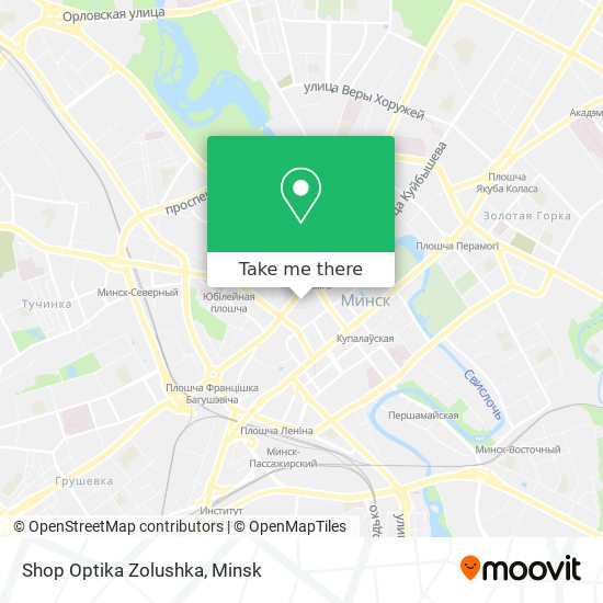 Shop Optika Zolushka map