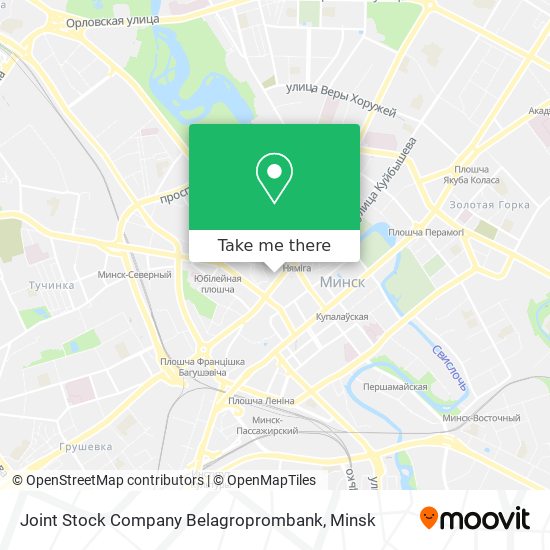 Joint Stock Company Belagroprombank map