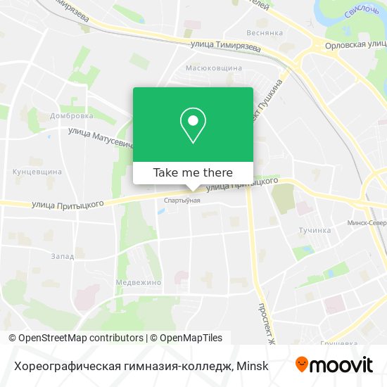 Хореографическая гимназия-колледж map
