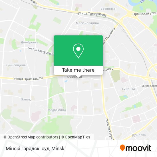 Мінскі Гарадскі суд map