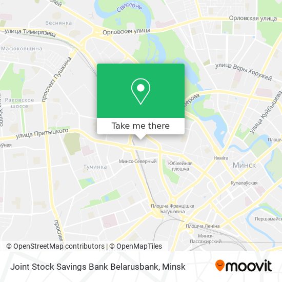 Joint Stock Savings Bank Belarusbank map