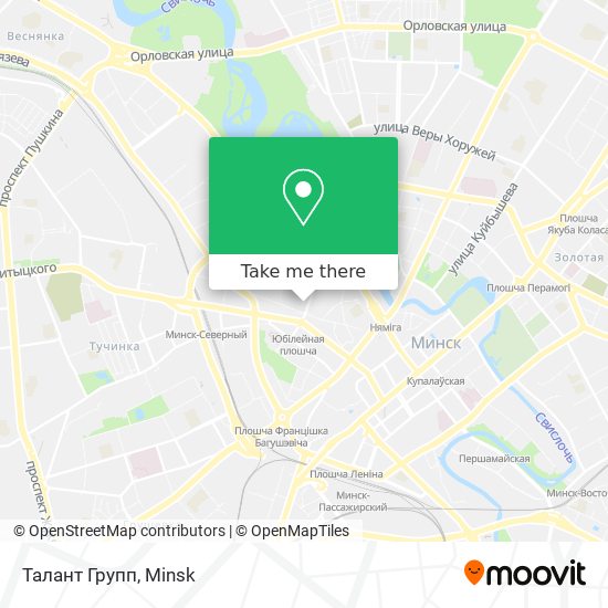 Талант Групп map