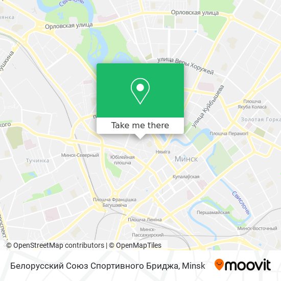 Белорусский Союз Спортивного Бриджа map