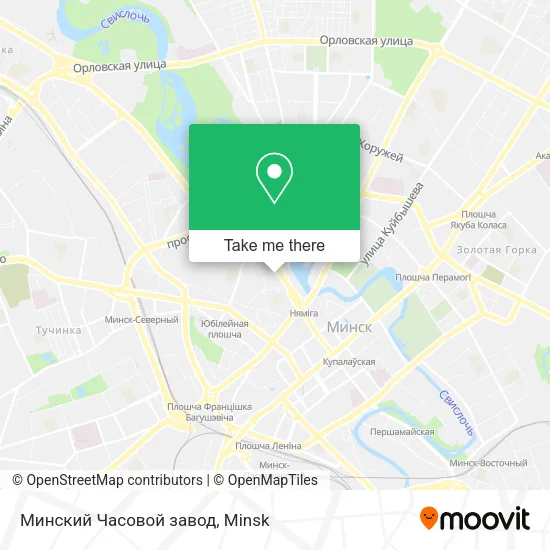 Минский Часовой завод map
