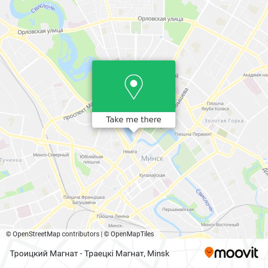 Троицкий Магнат - Траецкі Магнат map