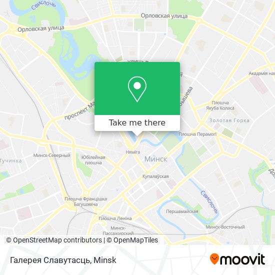 Галерея Славутасць map